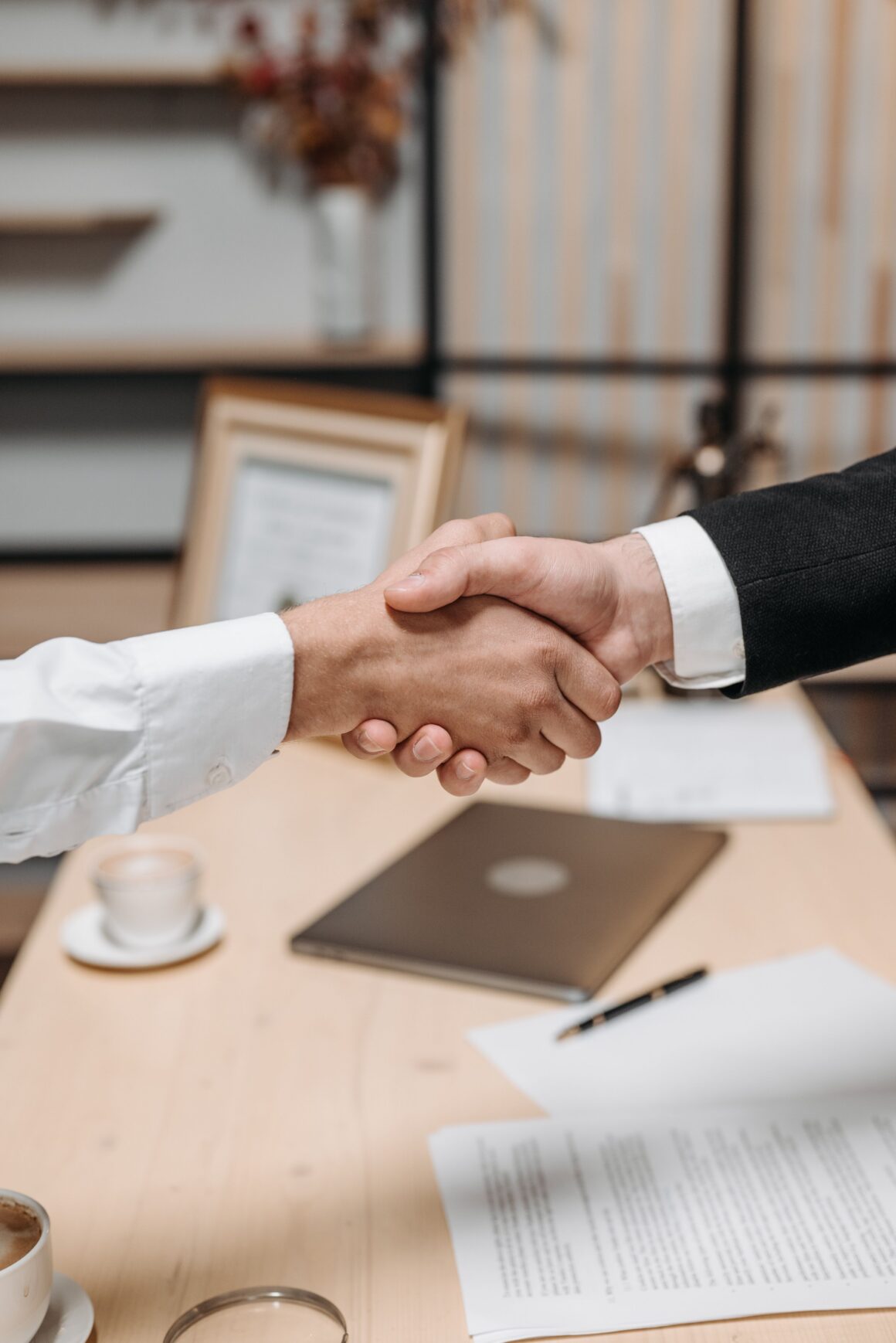 business deal handshake
